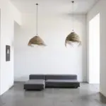 Boho Palm Leaf Lampshade – Handwoven Moroccan Pendant Light (Large & Medium Sizes) - Image 8