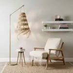 Handwoven Moroccan Straw Light Shade – Natural Pendant Lamp (17″ × 14″) - Image 7