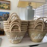 Personalized Mini Straw Bags – Set of 4 Customizable Handwoven Favors - Image 8