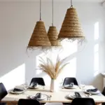 Handwoven Moroccan Straw Pendant Light – Natural Boho Lamp (3 Sizes) - Image 2