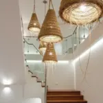 Handwoven Moroccan Straw Pendant Light – Natural Boho Lamp (3 Sizes) - Image 6