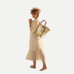 Convertible Moroccan Straw Backpack – Handwoven Tote with Leather Straps - Image 7