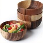 Handcrafted Walnut Wood Bowl – Traditional Moroccan Design