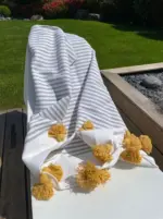 Handmade Throw with Tassels – Cozy & Boho Style Blanket - Image 8