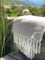 Handmade Throw with Tassels – Cozy & Boho Style Blanket - Image 3