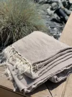 Handmade Throw with Tassels – Cozy & Boho Style Blanket - Image 9