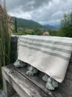 Handmade Throw with Tassels – Cozy & Boho Style Blanket