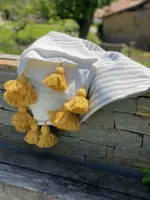 Handmade Throw with Tassels – Cozy & Boho Style Blanket - Image 5