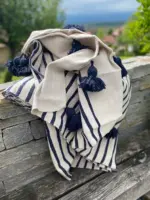 Handmade Throw with Tassels – Cozy & Boho Style Blanket - Image 5