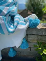 Handmade Throw with Tassels – Cozy & Boho Style Blanket - Image 4