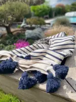 Handmade Throw with Tassels – Cozy & Boho Style Blanket - Image 2