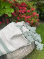 Handmade Throw with Tassels – Cozy & Boho Style Blanket - Image 4