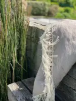 Handmade Throw with Tassels – Cozy & Boho Style Blanket - Image 5