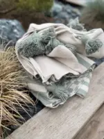 Handmade Throw with Tassels – Cozy & Boho Style Blanket - Image 2