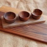 Handcrafted Walnut Wood Bowl – Traditional Moroccan Design - Image 2