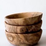 Handcrafted Walnut Wood Bowl – Traditional Moroccan Design - Image 5