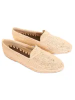 Handwoven Black Raffia Slide Sandals – Naturally Chic & Artisan-Made - Image 3