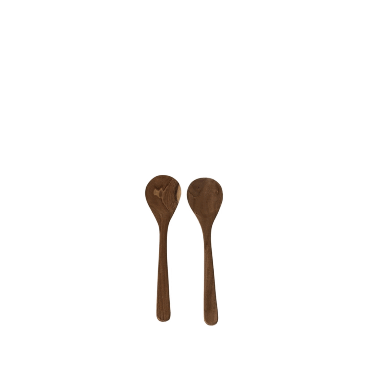 Cocina Large Teak Servers – Set of 2 | Hand-Carved Natural Wooden Serving Utensils (36 cm) - Image 7