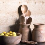 Cocina Large Teak Servers – Set of 2 | Hand-Carved Natural Wooden Serving Utensils (36 cm) - Image 3