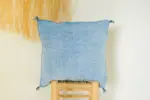 🌿 Moroccan Cactus Silk Pillow Cover – Handwoven Artisan Décor - Image 2