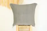 🌿 Moroccan Cactus Silk Pillow Cover – Handwoven Artisan Décor - Image 2
