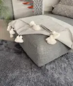 Handmade Throw with Tassels – Cozy & Boho Style Blanket