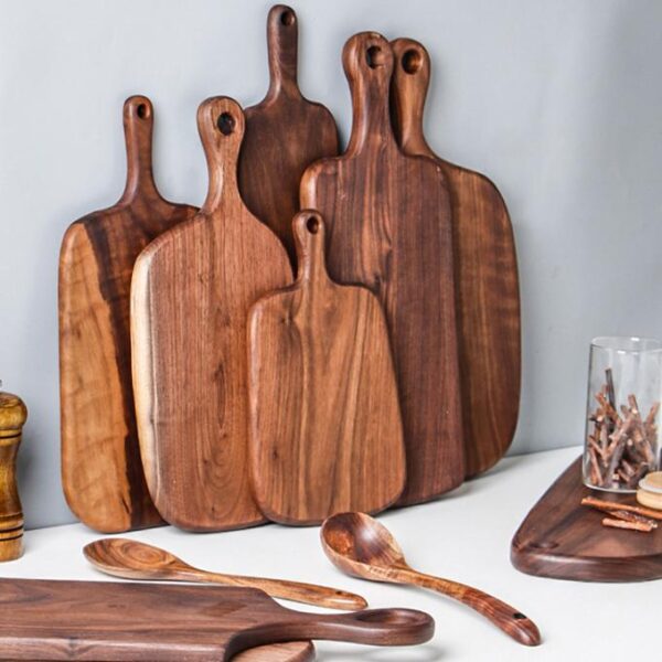 Premium Walnut Wood Cutting Boards – 100% Handmade in Morocco