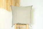 🌿 Moroccan Cactus Silk Pillow Cover – Handwoven Artisan Décor - Image 2