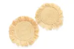 Raffia Placemat / Fringed Raffia Coaster - Image 3