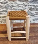 Moroccan Handmade Wooden Stool – Camel Seat | Decorative & Functional (40 x 30 x 30 cm) - Image 5