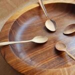 Handcrafted Walnut Wood Gas3a – Elegant Moroccan Bowl - Image 3