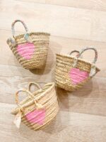 Painted Heart Mini Tote – Handcrafted with Love