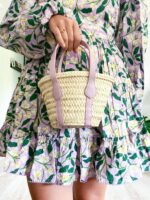 Abby Crossbody Mini Tote – Handwoven Convertible Bag - Image 3