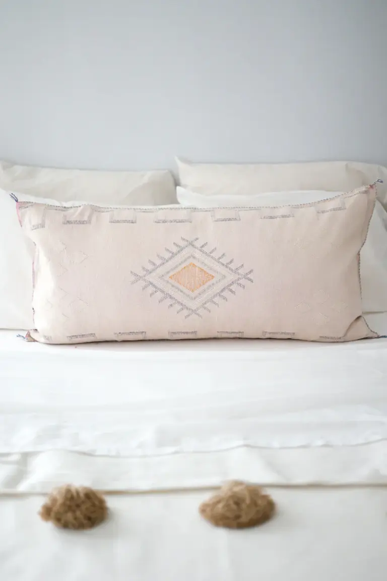 Handmade Cactus Silk Cushion Cover