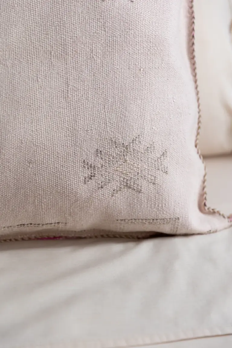 Handmade Cactus Silk Cushion Cover