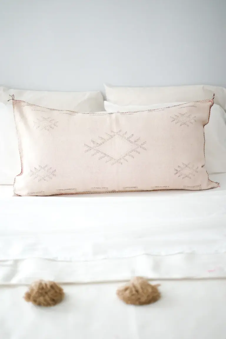 Handmade Cactus Silk Cushion Cover