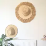 Boho Palm Leaf Fringe Hat – Handmade Wall Décor & Summer Fashion Accessory - Image 4