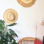 Boho Palm Leaf Fringe Hat – Handmade Wall Décor & Summer Fashion Accessory