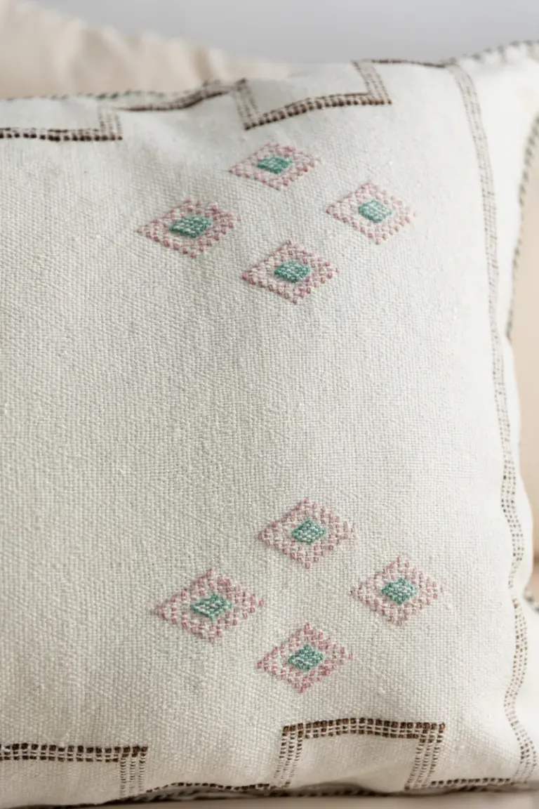 Handmade Cactus Silk Cushion Cover