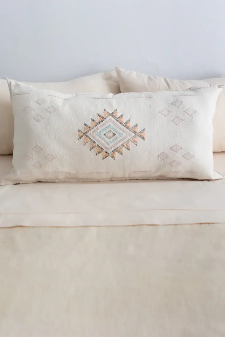 Handmade Cactus Silk Cushion Cover