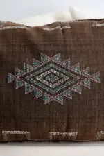 Handmade Cactus Silk Cushion Cover