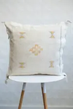 Handmade Cactus Silk Cushion Cover