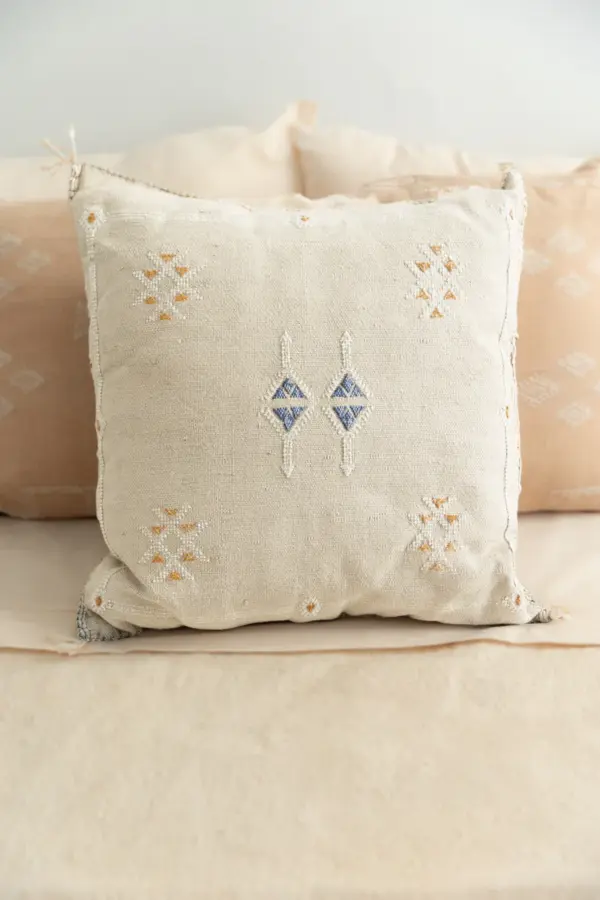 Handmade Cactus Silk Cushion Cover