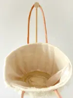 🌸 Beaded Boho Beach Bag – Handmade Moroccan Tote (Big Size) - Image 2