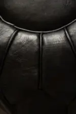 Moroccan Leather Pouffe