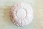 Moroccan Leather Pouffe
