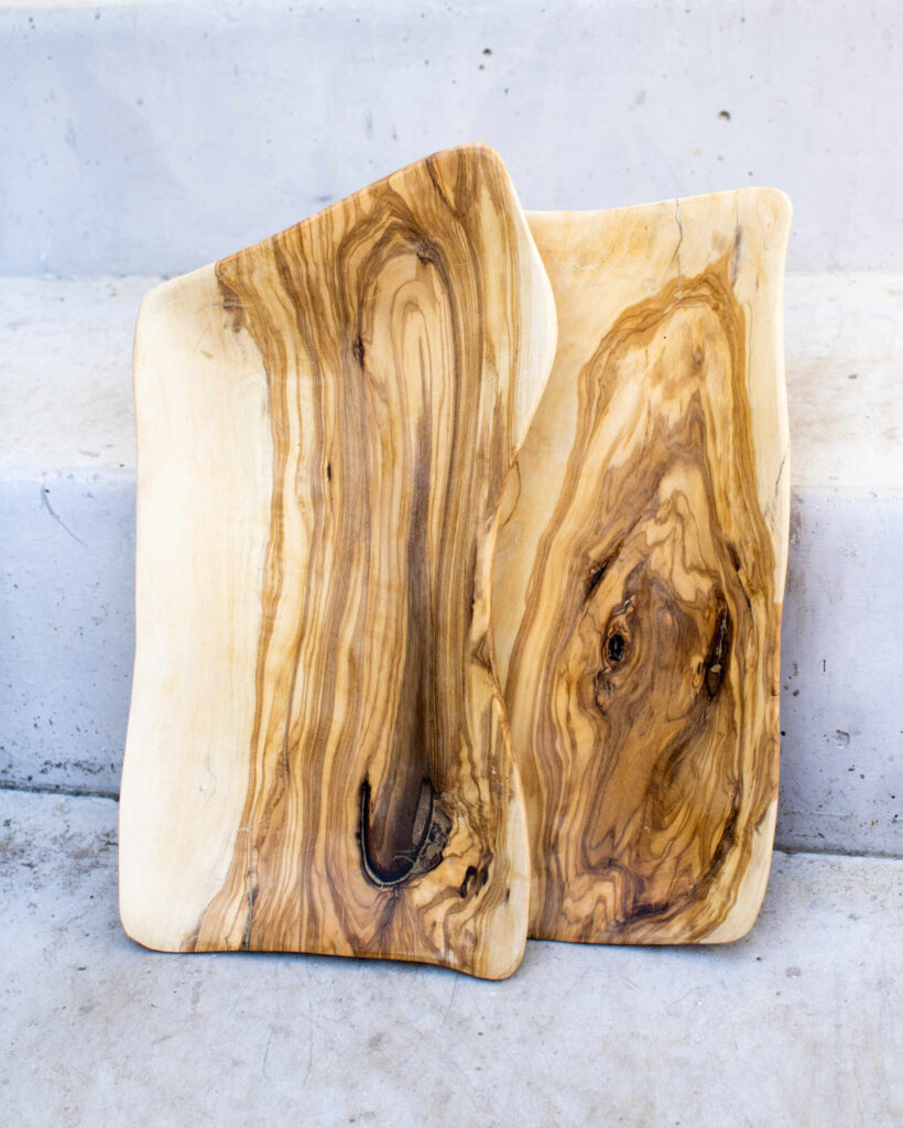 Handmade Olive Wood Catchall Tray – Rustic Vide-Poche for Keys, Jewelry & Decor