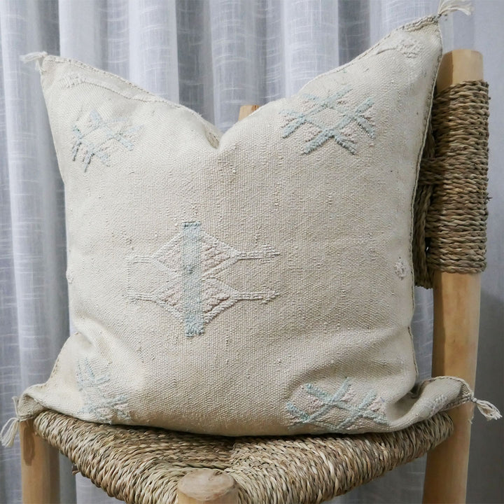 Handmade Cactus Silk Cushion Cover