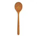 Teak Wood Skimmer Spoon – Handcrafted Natural Cooking Utensil (30.5cm) - Image 3
