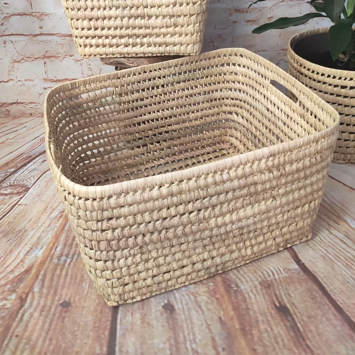 Large Natural Fiber Storage Baskets – Handwoven Organizers in 6 Sizes - Image 10